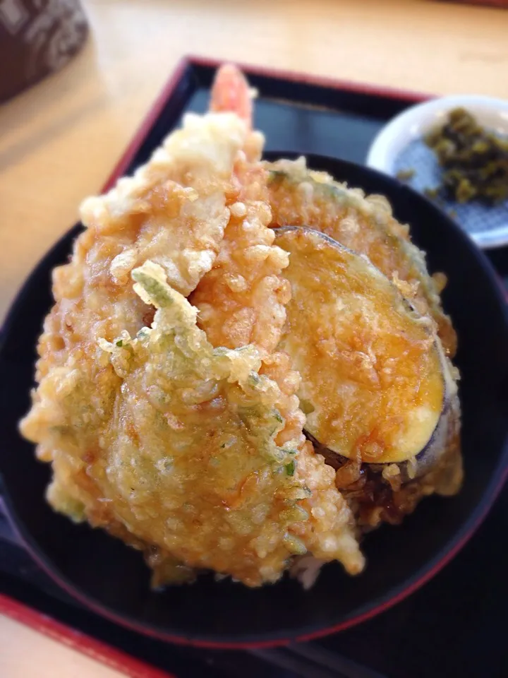 天丼！さばの天ぷらが美味|Miki Takeuchiさん