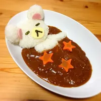 ダーリンお手製りらくまカレー|きてぃ子☆さん