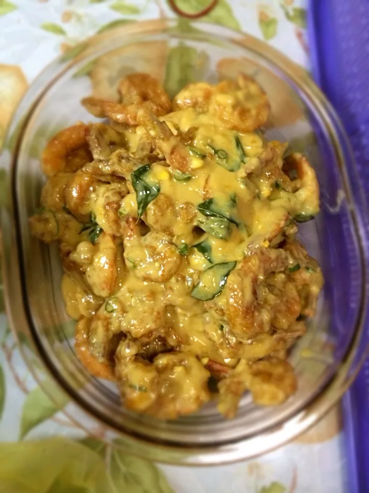 Butter salted egg prawn|diniarishaさん