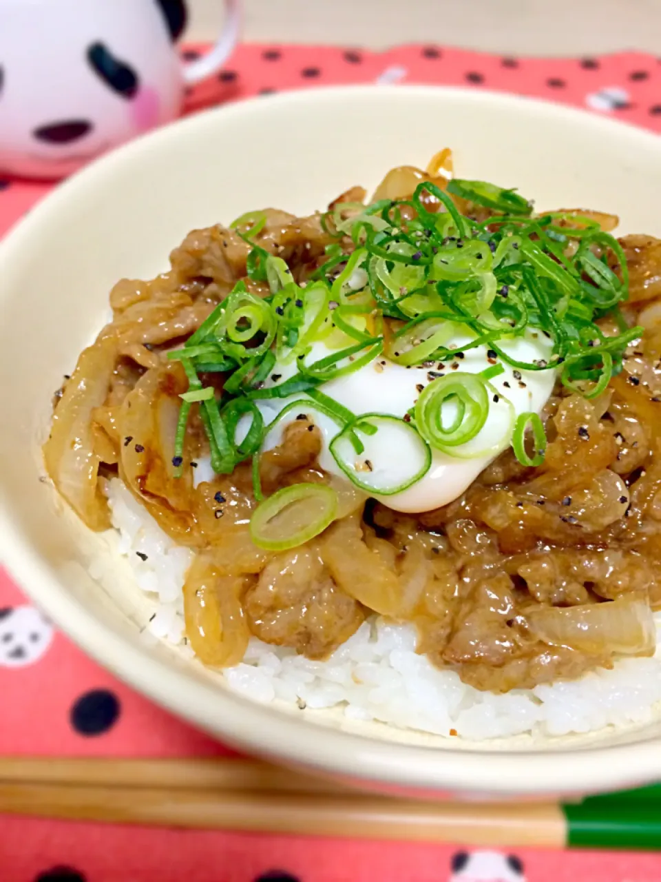 マヨ豚丼|さくらさん