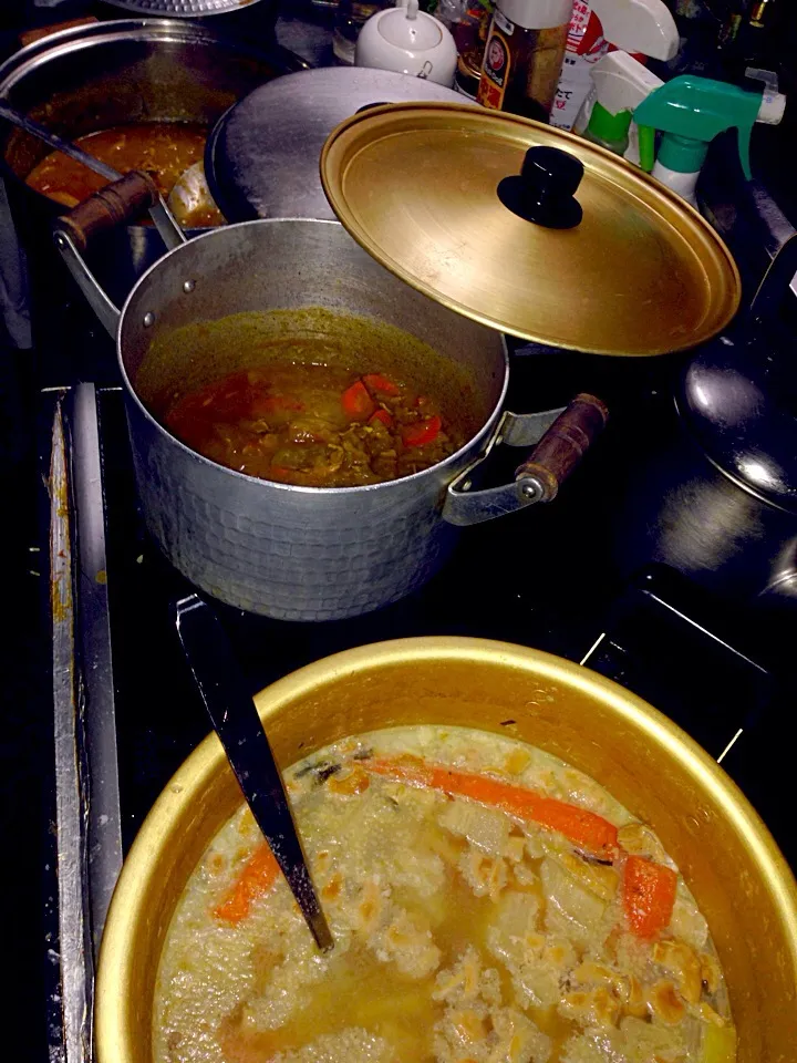 もつ煮 カレー大人と子供 何か？作り過ぎ|綾部雅一さん