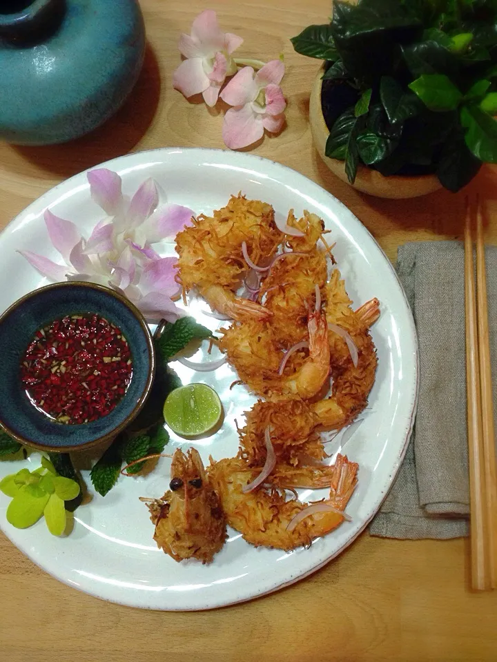 Coconut prawns|rick chanさん