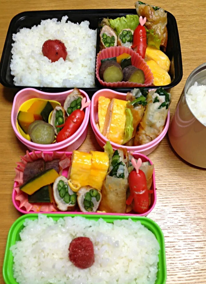 ４月９日三人弁当|川上千尋さん