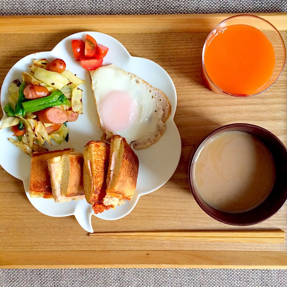 Snapdishの料理写真:簡単朝ごはん。|yukko7740さん