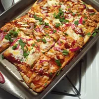 BBQ chicken pizza|Mercedesさん