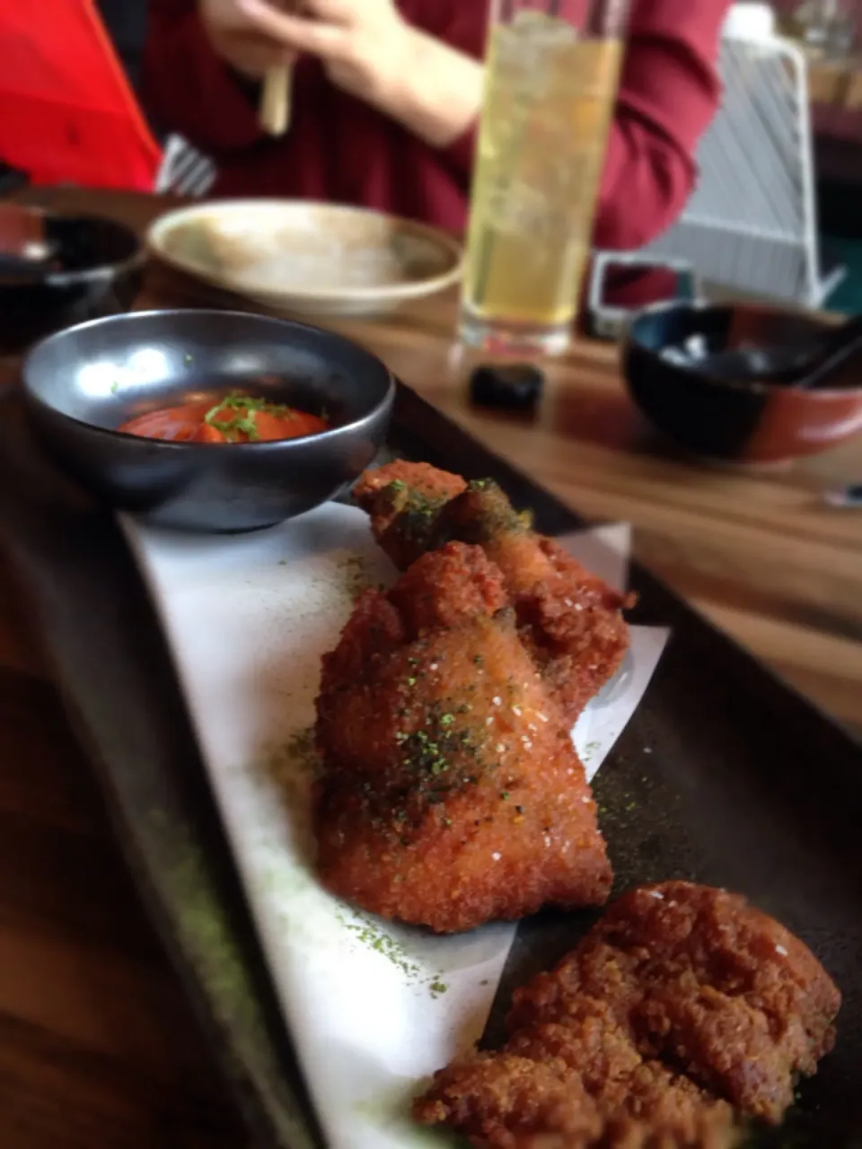 2x Fried Chicken with special house sauce - Yusho Vegas|robert flickerさん