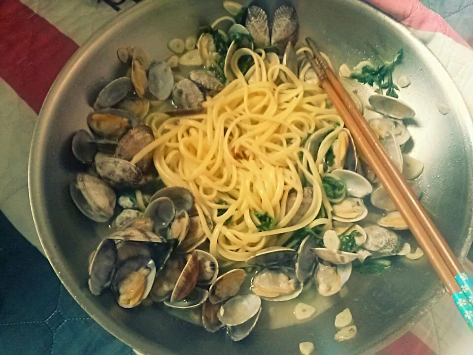 봉골레 링귀네 Vongole Linguine|Seonoh Kimさん