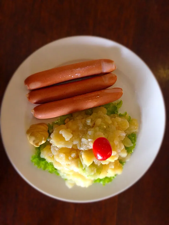 Sausages w/ potato salad|Katecc10さん