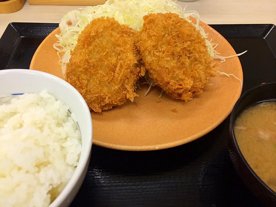 メンチカツ定食|kobaさん