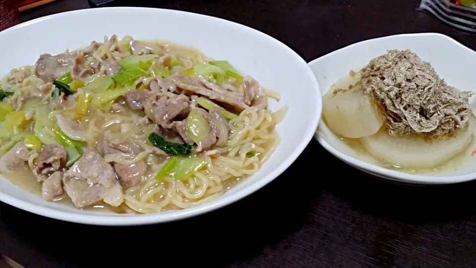 中華あんかけ焼きそば♡大根の煮汁の残りで！|みーさん