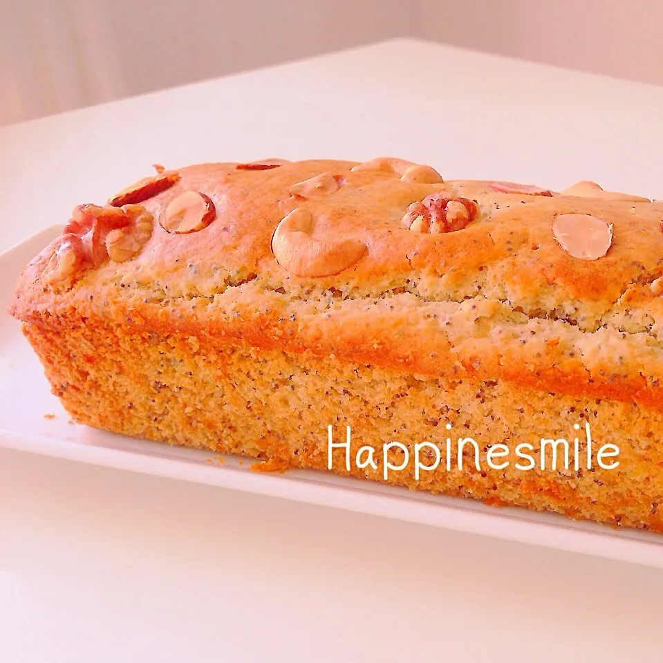 ブルーポピーシード入りオレンジケーキ|Happinesmileさん