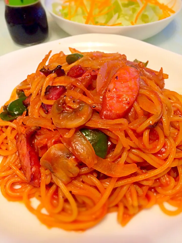 Snapdishの料理写真:napolitan spaghetti|mommy louさん