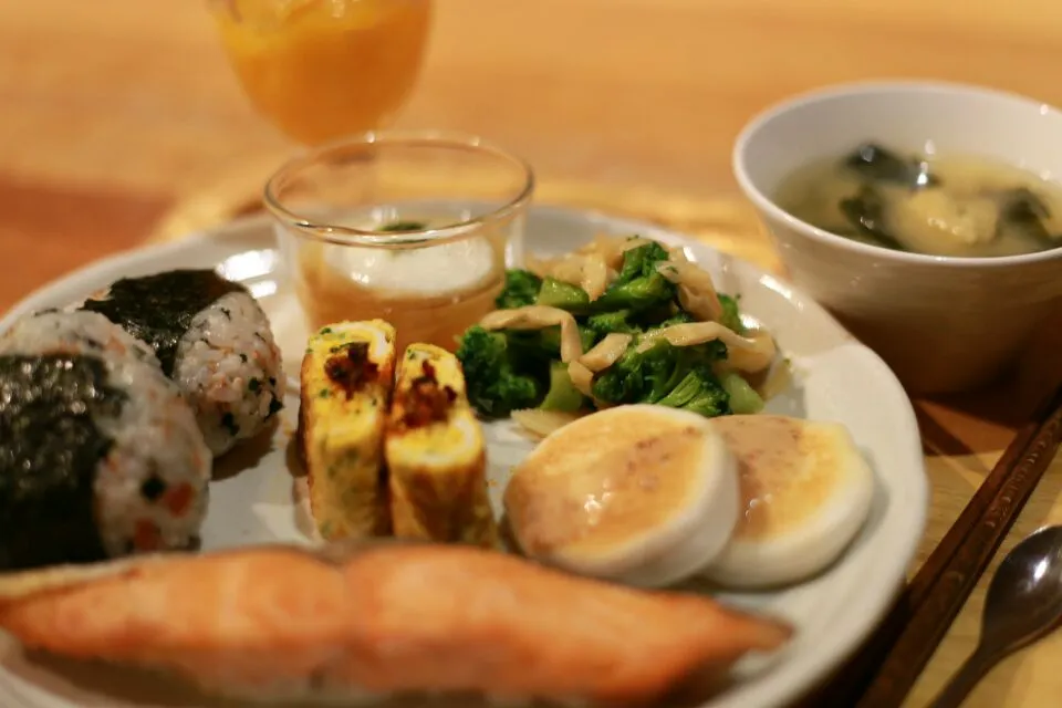 たまには焼き魚プレート♬|マカロンさん