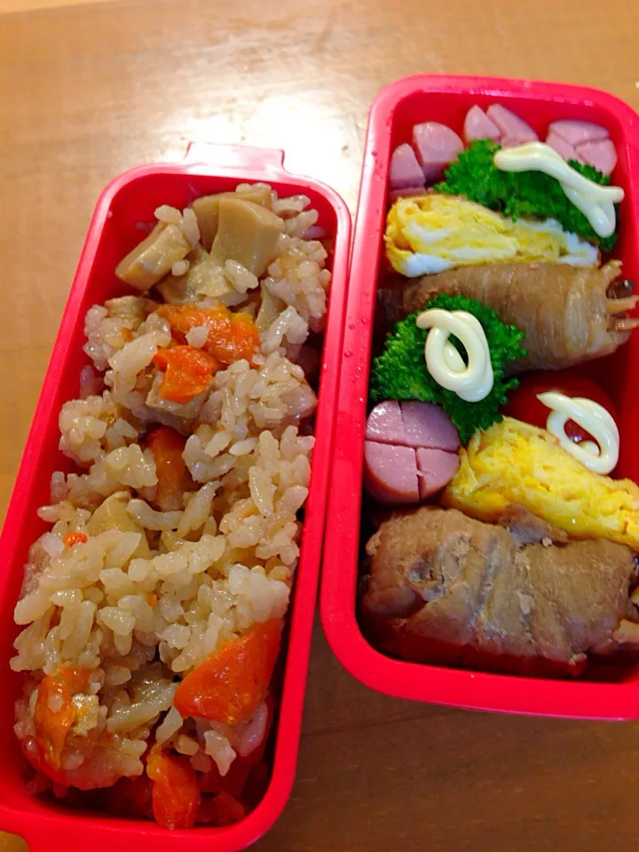 たけのこご飯弁当|よこ☆よこさん