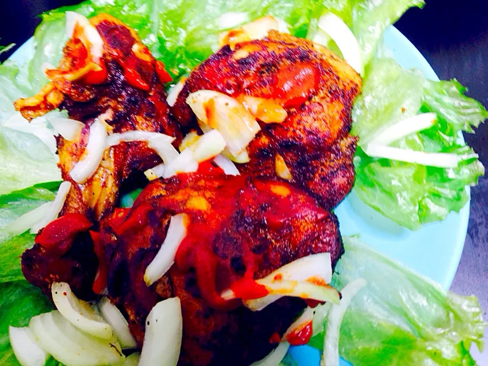 Snapdishの料理写真:Tandoori Chicken|mariazadさん