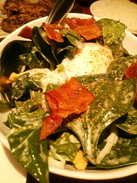 spinach & bacon salad|Arisaさん