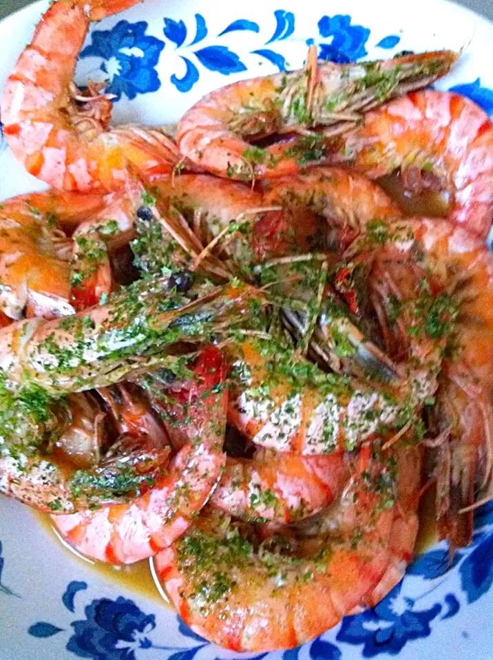 garlic buttered shrimp|mommy louさん