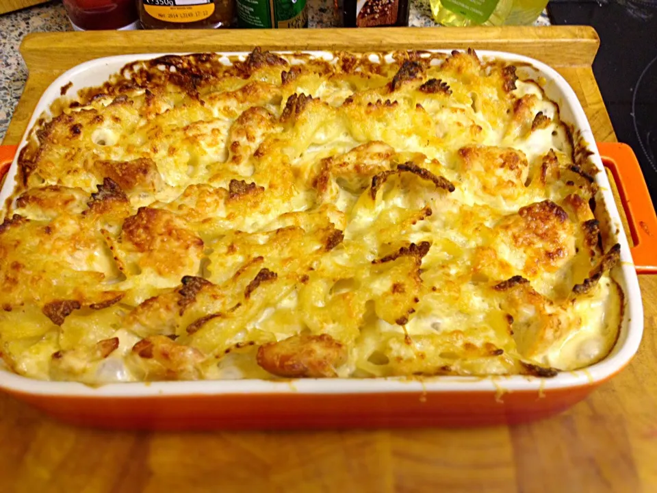 Carbonara Chicken Pasta Bake|Steve Pountneyさん