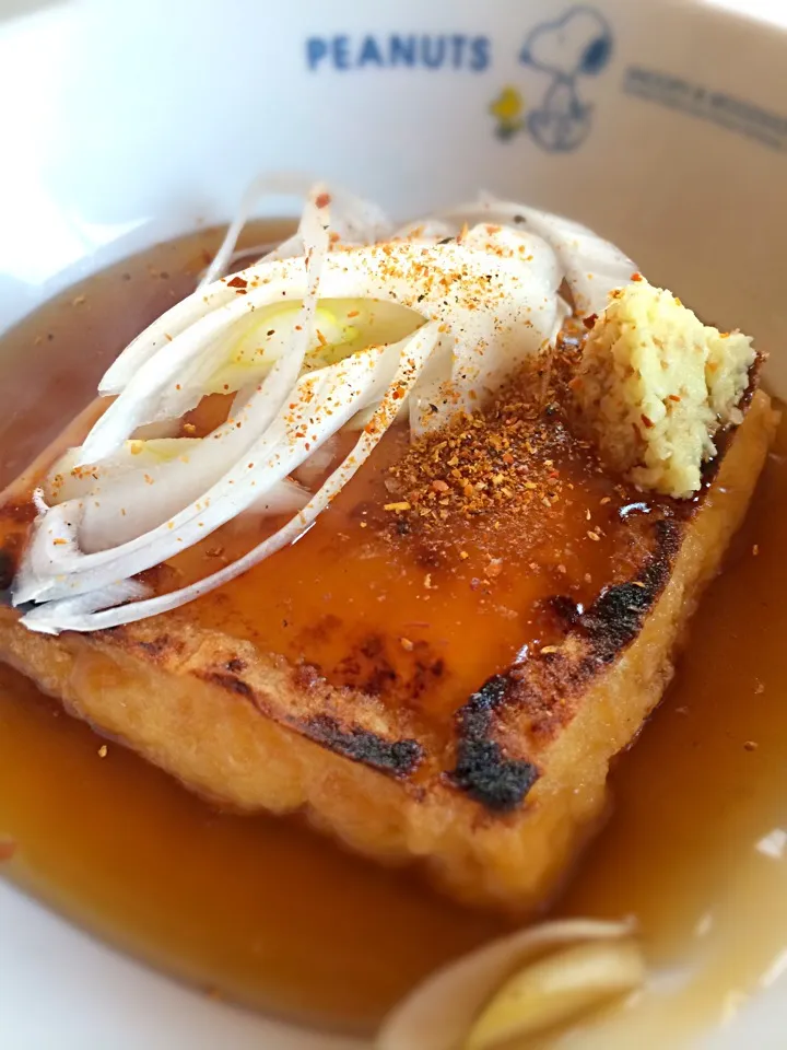 揚げ豆腐のあんかけ(^_^)v|ピヨ卵さん