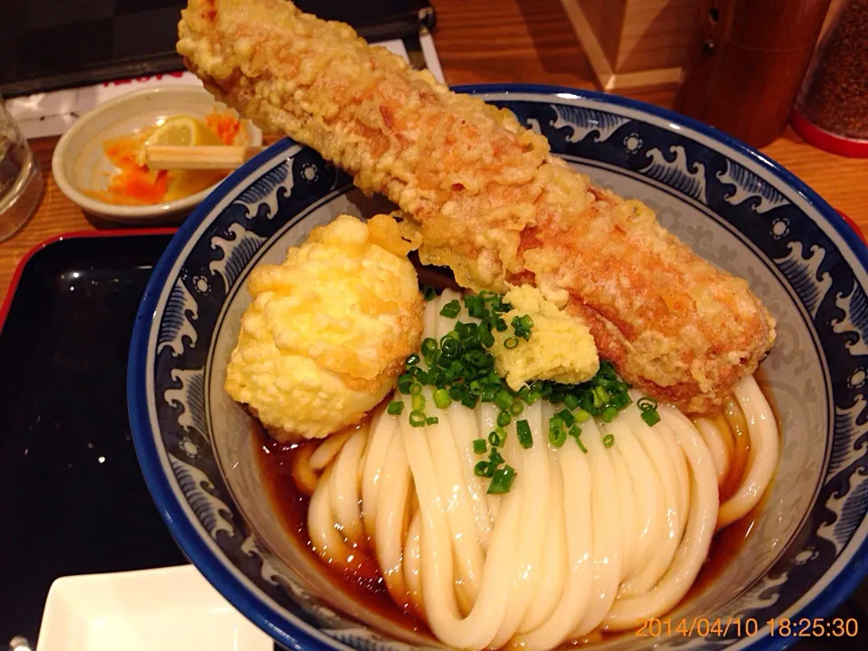 ちく玉天ぶっかけうどん|ようともの父さん