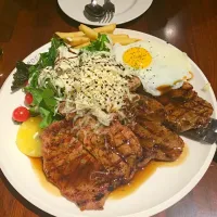 Snapdishの料理写真:Steak 포크 목살 ;)|Carrie Kimさん