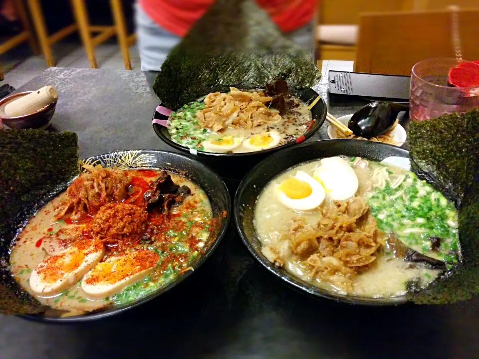 Snapdishの料理写真:keisuke ramen trio|Ernさん