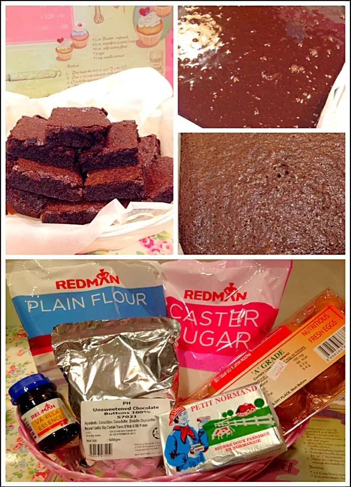 Fudgy Brownies II|chef baobao from Singaporeさん