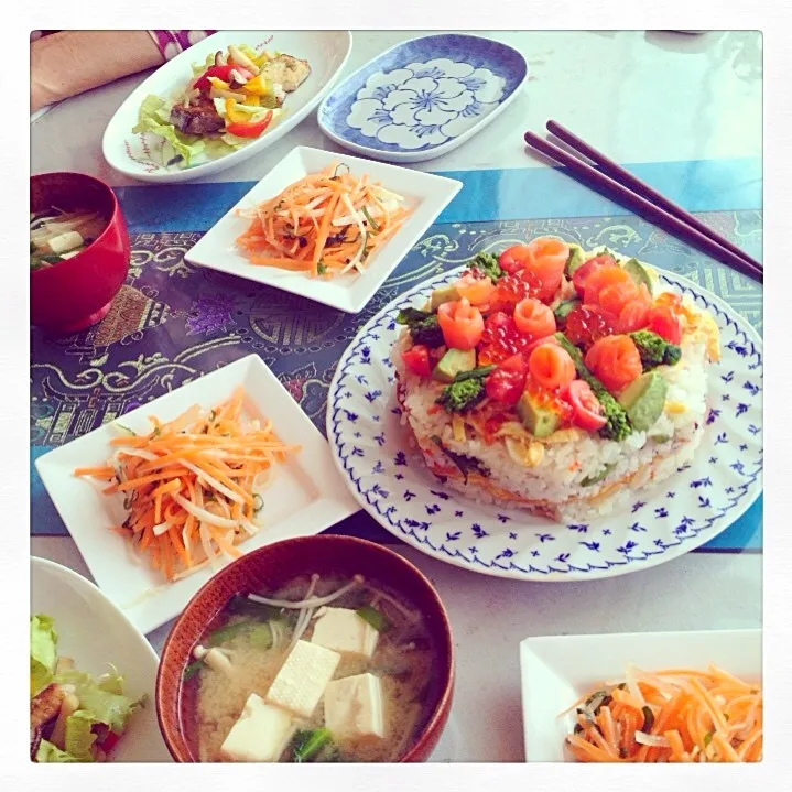 Sushi-cake etc....|Megumilkissさん