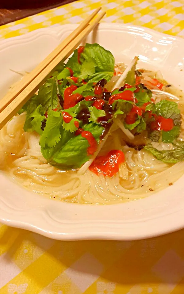 pho ga Vietnamese chicken soup|kayeさん