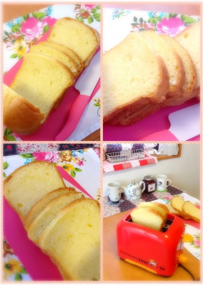 Snapdishの料理写真:バターミルク食パン🍞|さとう かおりさん