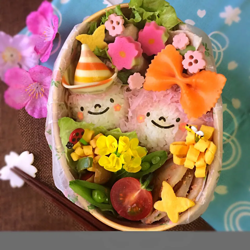 ゆっぴーઈ(◕ั◡◕ั)*ﾟ*♡のお弁当『🌸お花見行ってきたよ〜🌸』|kumiさん