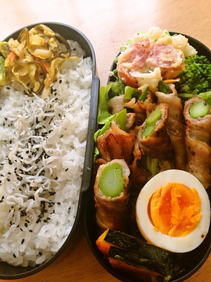 Snapdishの料理写真:0411 今日のパパお弁当|江口亜梨子さん