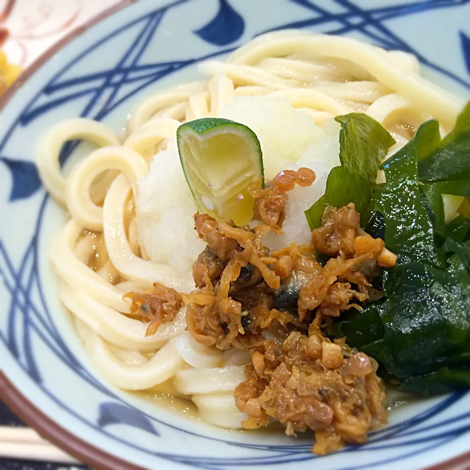 【本日のランチ】あさりしぐれおろしうどん。(ﾟдﾟ)ｳﾏｰ|JTKさん