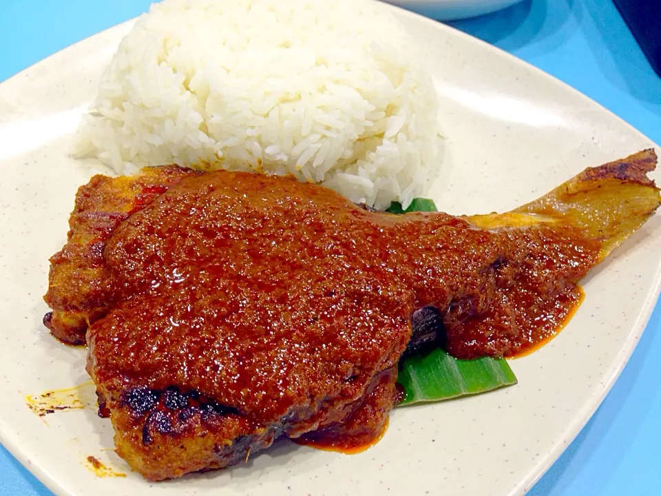 Snapdishの料理写真:Sambal stingray with rice|sgさん