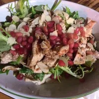 Chicken, pomegranate and goats cheese salad|Emma Bloemendalさん