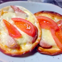 餃子の皮で簡単ピザ