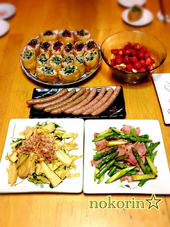 息子の誕生日食卓|nokorinさん