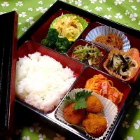 今夜の松花堂弁当