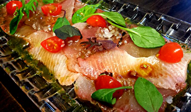 俺のフレンチ 本日鮮魚のカルパッチョ バルサミコと醤油仕立て Kana Snapdish スナップディッシュ Id Gqx9ra