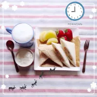 Snapdishの料理写真:Breakfast today.|ちびチビ。さん