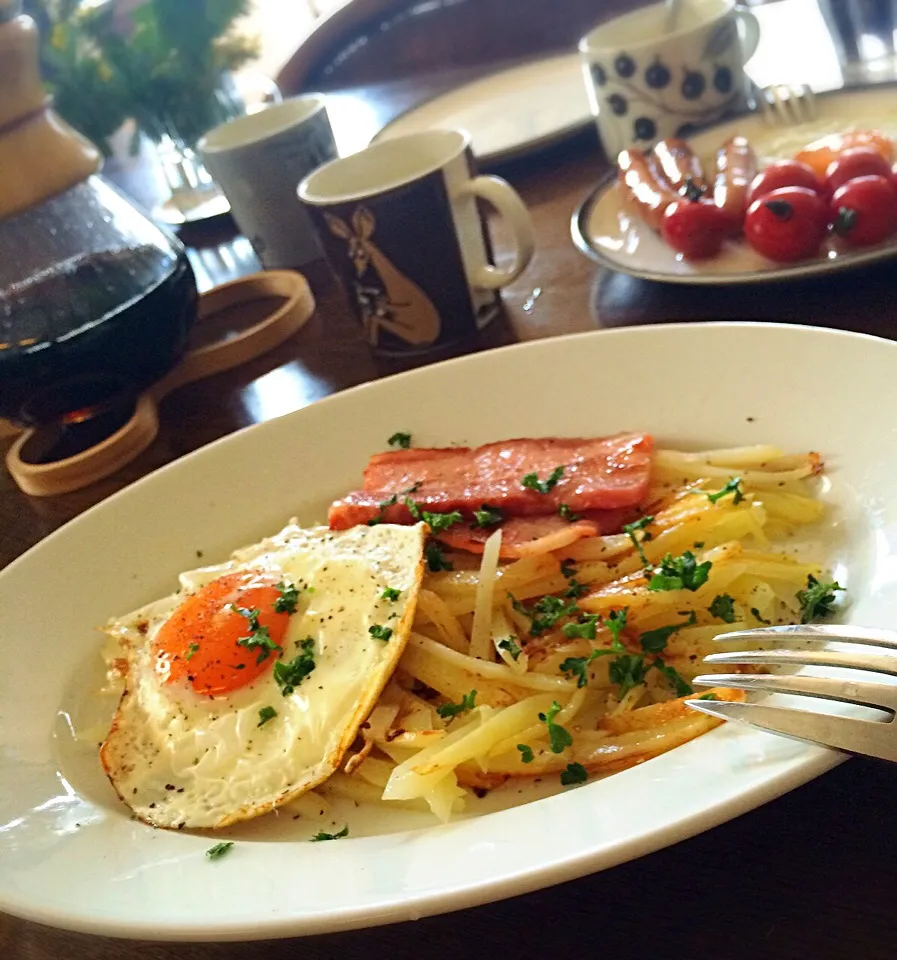 休日の朝ごはん☆|kayoさん