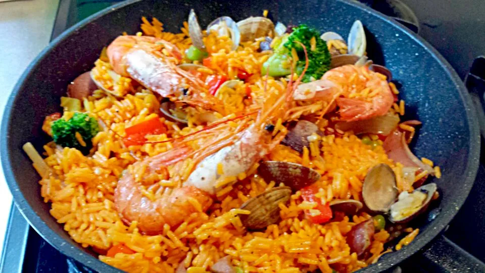 Snapdishの料理写真:Arroz con mariscos.|Saito  Iwaoさん