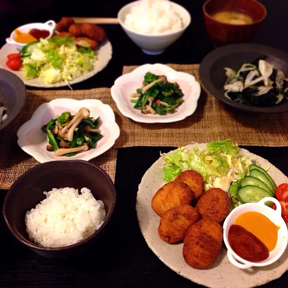 Snapdishの料理写真:夜ご飯  2014.4.12.|あいこ ⁎ˇ◡ˇ⁎さん