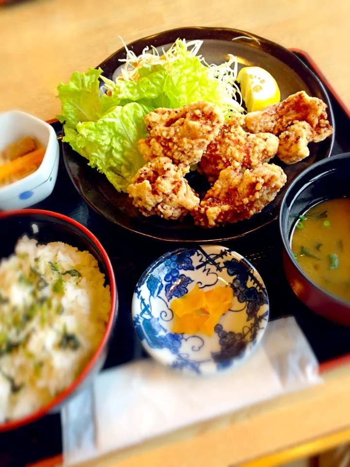 唐揚げ定食 ランチ♪|ナナさん