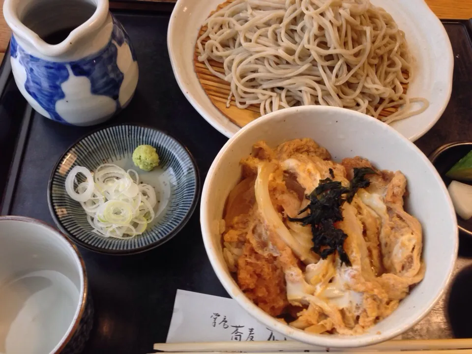 もりそば＆ミニカツ丼|tkさん