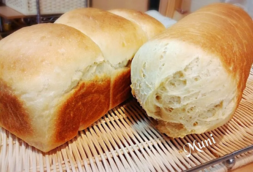 Snapdishの料理写真:ゆりえさんの生クリーム食パン♪|key♪さん