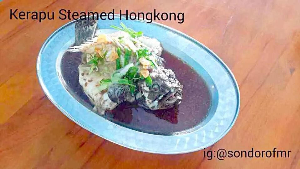 Snapdishの料理写真:Steamed Grouper Hongkong Style|sondorofmrさん