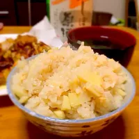 Snapdishの料理写真:筍の炊込みご飯|Eisuke  Fujiiさん