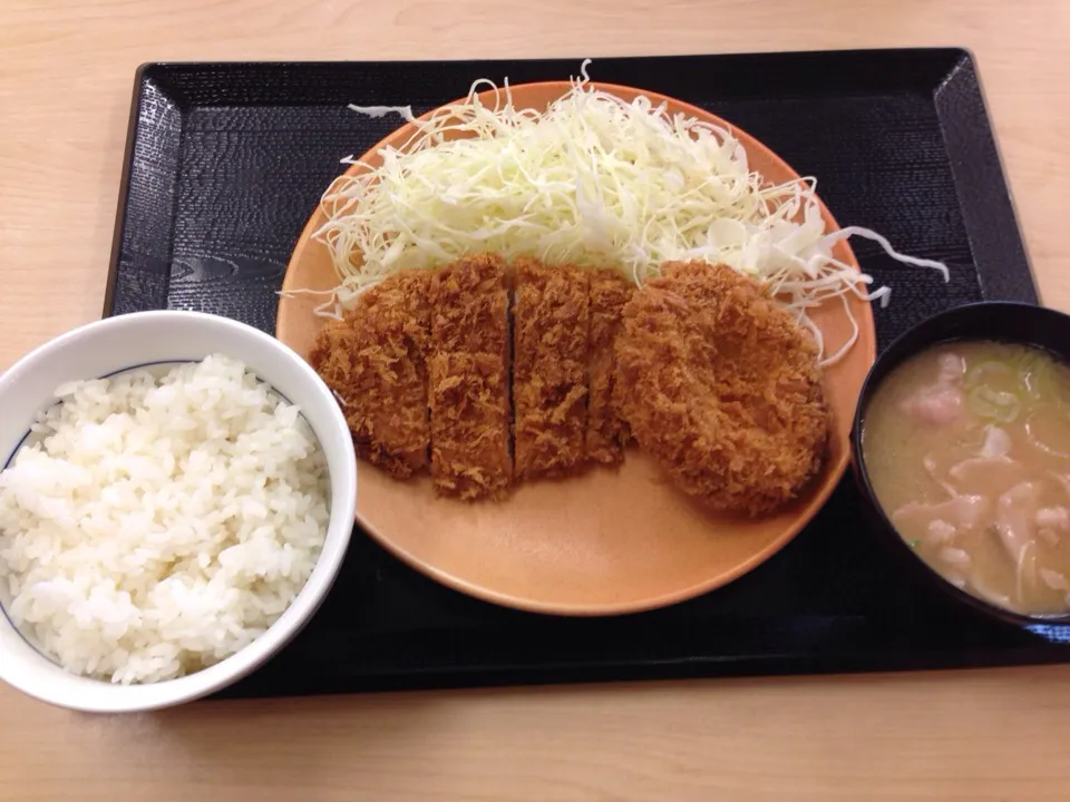 かつメンチ定食|ぶーちゃんさん