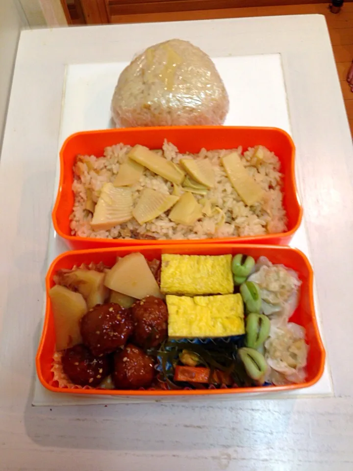 タケノコづくし弁当|mahirooujiさん